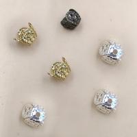 Mässing Bead Cap, Blomma, plated, fler färger för val, nickel, bly och kadmium gratis, 8mm, Hål:Ca 2mm, 100PC/Bag, Säljs av Bag