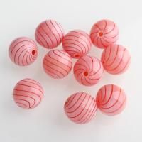 Handgewickelte Perlen, Lampwork, rund, hohl, 20mm, Bohrung:ca. 2-3mm, 100PCs/Tasche, verkauft von Tasche