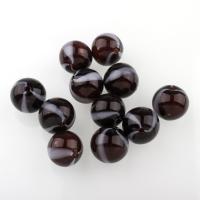 Handgewickelte Perlen, Lampwork, rund, hohl, 20mm, Bohrung:ca. 2-3mm, 100PCs/Tasche, verkauft von Tasche