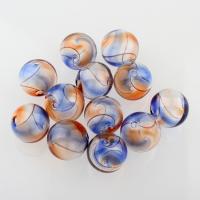 Ręcznie robione koraliki szklane, Lampwork, Koło, pusty, 20mm, otwór:około 2-3mm, 100komputery/torba, sprzedane przez torba