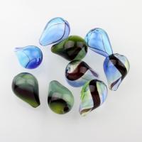 Lampwork Beads Teardrop & hollow 13-14*18-20mm Approx 2-2.5mm Sold By Bag