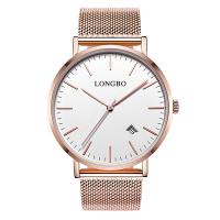 Reloj unisex de la joyería de LONGBO®, aleación de zinc, con Vidrio, chapado, diferentes estilos para la opción, más colores para la opción, libre de níquel, plomo & cadmio, Vendido por UD