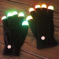 Handschuhe, Baumwolle, Halloween Schmuck & LED, 250mm, verkauft von Paar