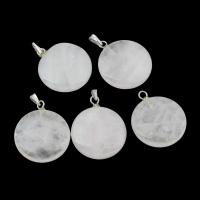 Quartz Gemstone Pendants Rose Quartz mixed Approx 2mm Sold By Bag