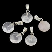 Pendentifs quartz naturel, quartz rose, mélangé, 10x19x4mm, Trou:Environ 2mm, 5PC/sac, Vendu par sac