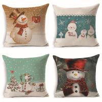 Cushion Cover Linen Cotton Square Christmas jewelry Sold By PC