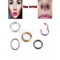 Stainless Steel Nose Piercing Nakit, Nehrđajući čelik, pozlaćen, bez spolne razlike & različite veličine za izbor, više boja za izbor, Prodano By PC