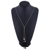 Collier en alliage de zinc Pull, avec 5cm chaînes de rallonge, Placage, avec peint & pour femme, sans plomb et cadmium, 720mm, Vendu par Environ 28 pouce brin