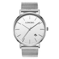 LONGBO® Relógio de Jóias Unisex, aço inoxidável, with dial de liga de zinco & vidro, banhado, Resistente à água da vida & unissex & tamanho diferente para a escolha, Mais cores pare escolha, vendido por PC