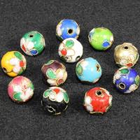 Perline Cloisonne, Cerchio, fatto a mano, nessuno, 10mm, Foro:Appross. 1mm, 100PC/borsa, Venduto da borsa