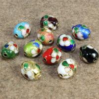 Cloisonne Beads Oval handmade Approx 1.5mm Sold By Bag