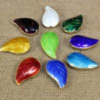 Cloisonne Beads Leaf handmade Approx 1.5mm Sold By Bag