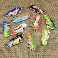 cloisonne Korálky, Seahorse, ruční práce, dutý, více barev na výběr, 26x12mm, Otvor:Cca 1.5mm, 10PC/Bag, Prodáno By Bag