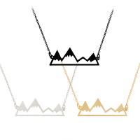 Unisex Ketting, Zinc Alloy, met 2inch extender keten, plated, uniseks & ovale keten, meer kleuren voor de keuze, nikkel, lood en cadmium vrij, 44x16mm, Per verkocht Ca 17.7 inch Strand