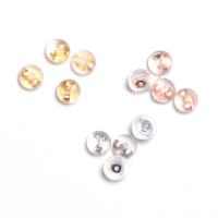 925 Ezüst Ear Nut Component, Szilikon, -val 925 Ezüst, galvanizált, több színt a választás, 6x6mm, 30párok/Lot, Által értékesített Lot