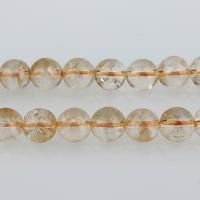 Grânulos de citrino naturais, Cristal amarelo, Roda, Novembro Birthstone & natural & tamanho diferente para a escolha, Buraco:Aprox 1.1mm, vendido para Aprox 15.5 inchaltura Strand