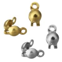 ステンレスビーズチップ, ステンレス, メッキ, 無色, 3.50x5x7mm, 穴:約 1mm, 100パソコン/ロト, 売り手 ロト