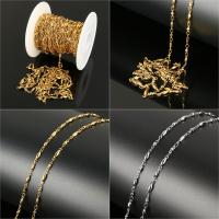 Stainless Steel Jewelry Chain with plastic spool plated Sold By Spool