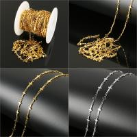 Stainless Steel Jewelry Chain with plastic spool plated Sold By Spool