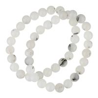 Bracelets en Agate Noir, Agate noire, unisexe, 8mm, Vendu par Environ 7.5 pouce brin