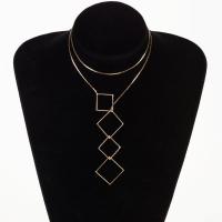 Sinc Alloy geansaí Necklace Slabhra, le slabhra iarann, dath an óir plated, slabhra nathair & do bhean, luaidhe & caidmiam saor in aisce, 87mm, Díolta Per Thart 23.5 Inse Snáithe