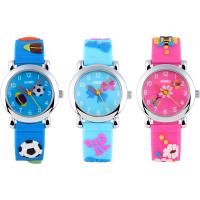 SKmei® Children Watch, Silikonska, s cink legura biranje & Staklo & Nehrđajući čelik, pozlaćen, 30M vodootporni & za djecu & prilagodljiv & različitih dizajna za izbor, 32x27x8mm, Dužina Približno 7.8 inčni, Prodano By PC