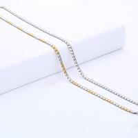 Stainless Steel Chain Ogrlica, Nehrđajući čelik, pozlaćen, za čovjeka, više boja za izbor, 5.5mm, Prodano Per Približno 21.6 inčni Strand