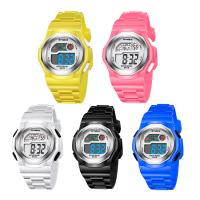 Synchronizacja dzieci Watch Synoke®, Plastikowy, ze Szkło, Powlekane, Odporność na życie w wodzie & dla dzieci & regulowany & LED, dostępnych więcej kolorów, 39.18x14.1mm,18.89mm, długość około 5.9-8 cal, sprzedane przez PC