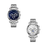 Ginevra%C2%AE-Men-Watch, lega in zinco, with vetro, placcato color argento, per l'uomo & impermeabile, nessuno, 42mm, Lunghezza Appross. 10.0 pollice, Venduto da PC