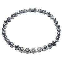 Bracciale gioielli in acciaio inossidabile, acciaio inox, placcato, unisex & bicolore, 6.5x4mm, Venduto per Appross. 8 pollice filo