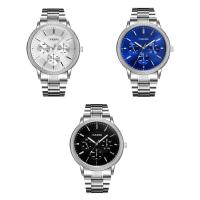 Reloj de Pulsera para Hombre, aleación de zinc, con Vidrio, chapado, impermeable, más colores para la opción, 44mm, longitud aproximado 10.0 Inch, Vendido por UD