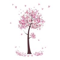 Wall Stickers & Decals PVC Plastic Rectangle plant design & adhesive & waterproof Sold By PC