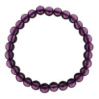 Amethyst Armband, Februar Birthstone & für Frau, 6mm, verkauft per ca. 6 ZollInch Strang