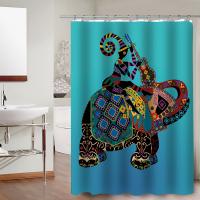 Shower Curtains Polyester Rectangle & waterproof Sold By PC