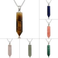 Edelstein Anhänger, Pendel, verschiedenen Materialien für die Wahl & unisex, 8x30mm, verkauft von PC