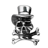 Stainless Steel Skull Pendants Halloween Jewelry Gift & blacken Approx Sold By PC