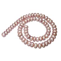 Kartoffel ferskvandskulturperle Beads, Ferskvandsperle, naturlig, lilla, 9-10mm, Hole:Ca. 0.8mm, Solgt Per Ca. 15 inch Strand