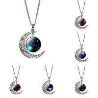 Tijd Gem sieraden ketting, Zinc Alloy, platinum plated, uniseks & verschillende ontwerpen voor de keuze, lood en cadmium vrij, 480mm, Per verkocht Ca 18.5 inch Strand