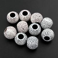 Aicrileach bead poll mór, Babhta, dathanna níos mó le haghaidh rogha, 12x14mm, Poll:Thart 6mm, Thart 345ríomhairí pearsanta/Mála, Díolta De réir Mála