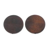 Perles en bois, Plat rond, 40x5mm, Trou:Environ 2mm, 100PC/sac, Vendu par sac