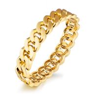 metal Brazalete, chapado en color dorado, para mujer, libre de níquel, plomo & cadmio, 13mm, diámetro interior:aproximado 54mm, longitud aproximado 6.5 Inch, Vendido por UD