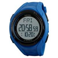 Reloj unisex de la joyería de SKmei®, silicona, con Plástico & acero inoxidable, chapado, 30M resistente al agua & unisexo & ajustable & LED, más colores para la opción, 47x55x15mm, 22mm, longitud aproximado 9.4 Inch, Vendido por UD