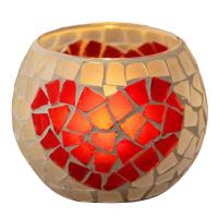 Sklo Candle Holder, různé designy pro výběr, 105x80mm, 70mm, Prodáno By PC