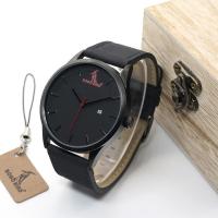 BOBOBIRD Unisex Watch, PU, -val Üveg & Stainless Steel, galvanizált, Életvízálló & egynemű & egyetlen naptár & állítható, 45mm, 24mm, Hossz Kb 6.5-8.5 inch, Által értékesített PC