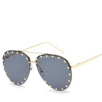 Fashion Sunglasses Zinc Alloy with PC plastic lens plated anti ultraviolet & for woman lead & cadmium free Sold By PC