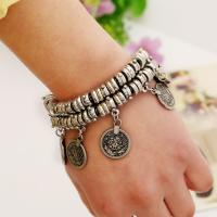 Zinc Alloy Bracelet with 5cm extender chain plated Unisex lead & cadmium free 180mm Sold Per Approx 7 Inch Strand