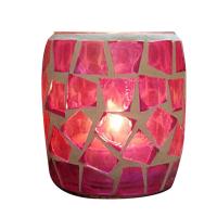 Glas Candle Holder, forskellige design til valg, 63x68mm, Solgt af PC