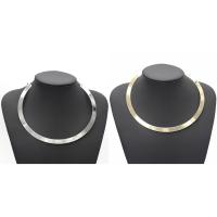 Mode Choker Ketting, Zinc Alloy, met 5cm extender keten, plated, voor vrouw, meer kleuren voor de keuze, lood en cadmium vrij, 345mm, Per verkocht Ca 13.5 inch Strand