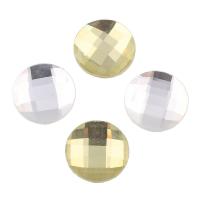 Glass Cabochons Flat Round flat back & faceted Sold By Bag