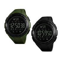 Reloj unisex de la joyería de SKmei®, silicona, con Plástico & acero inoxidable, chapado, recordatorio de llamada & podómetro 3D & calorías & con disparador remoto bluetooth & 30M resistente al agua & unisexo & ajustable & LED, más colores para la opción, 51x46x15mm, 20mm, longitud aproximado 9.8 Inch, Vendido por UD